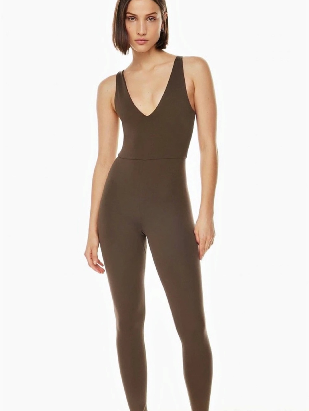 Aritzia Wilfred Free V-Neck Jumpsuit